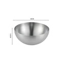 Thick Stainless Steel Fruit Salad Bowls 15cm/20cm/25cm Soup Rice Noodle Ramen Bowl Mixing Bowls Food Container Kitchen Tableware