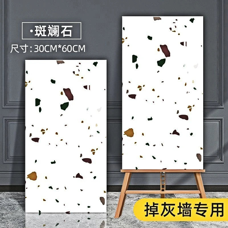 Papel De Parede 3d  Peel and Stick Wallpaper Faux Marble Wall Stickers Decoration Tile Kitchen Waterproof Bathroom Sticker