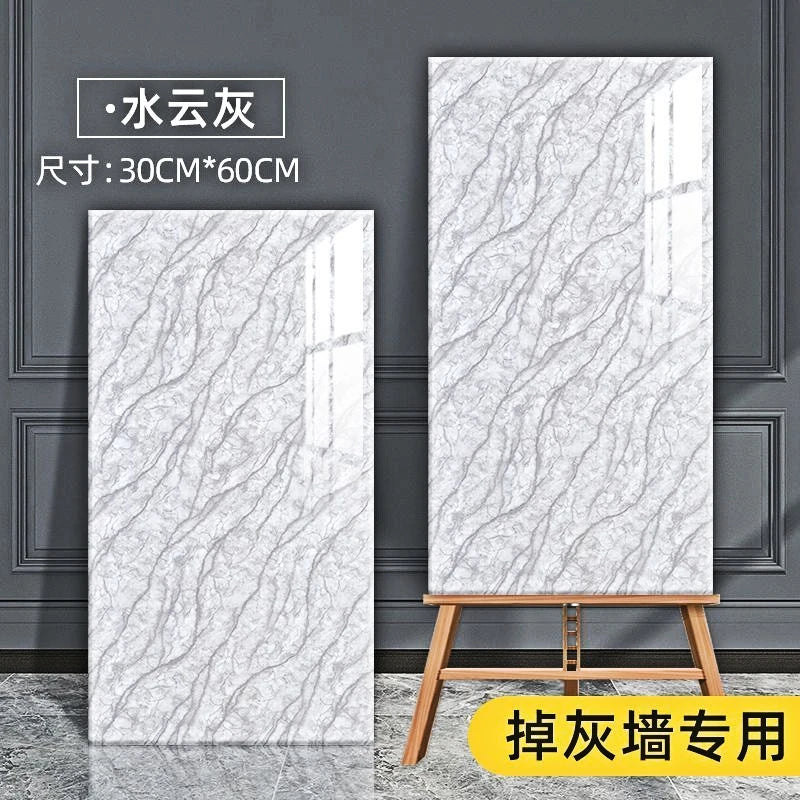 Papel De Parede 3d  Peel and Stick Wallpaper Faux Marble Wall Stickers Decoration Tile Kitchen Waterproof Bathroom Sticker