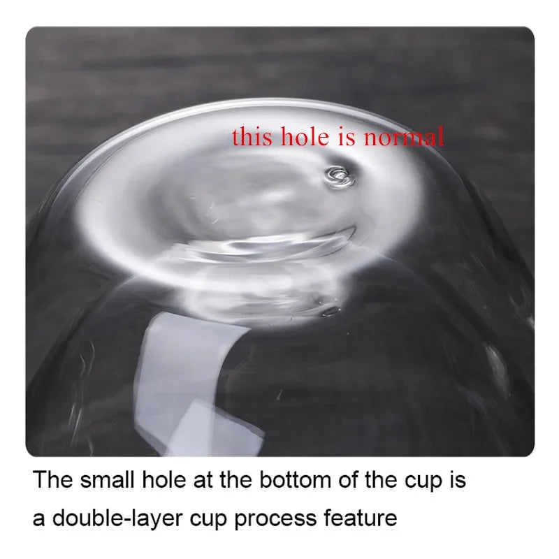 Heat Resistant Double Wall Glass Cup High Borosilicate Glass Mug Beer Juice Coffee Water Cups Transparent Cup Drinkware Gift